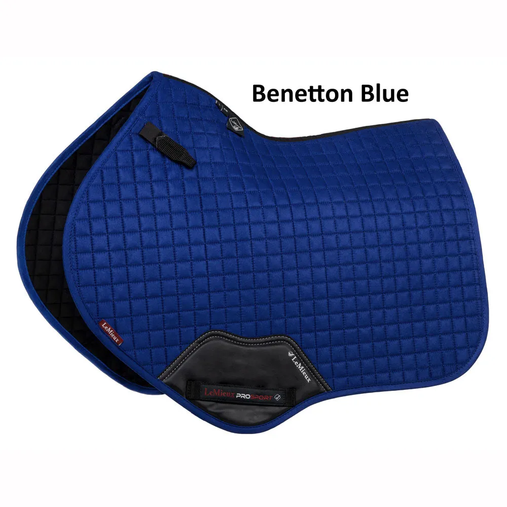 IT01152 LeMieux Suede Close Contact Square English Saddle Pad - Benetton