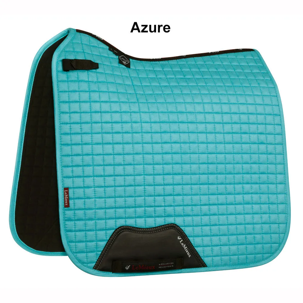 IT01281 LeMieux Suede Square Dressage Pad - Azure