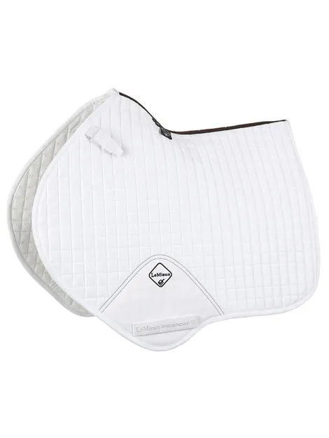 Le Mieux Suede Close Contact White Saddle Pad