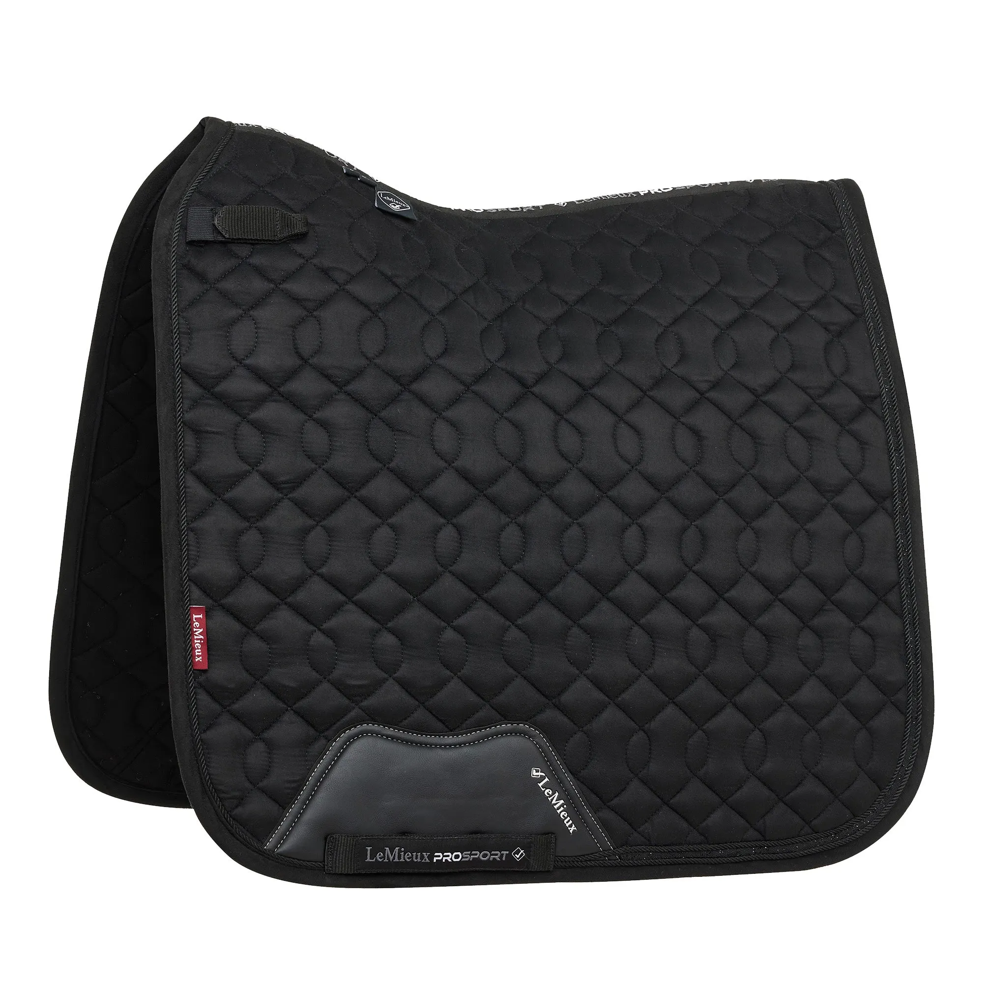 Lemieux Crystal Suede Dressage Saddle Pad - Black