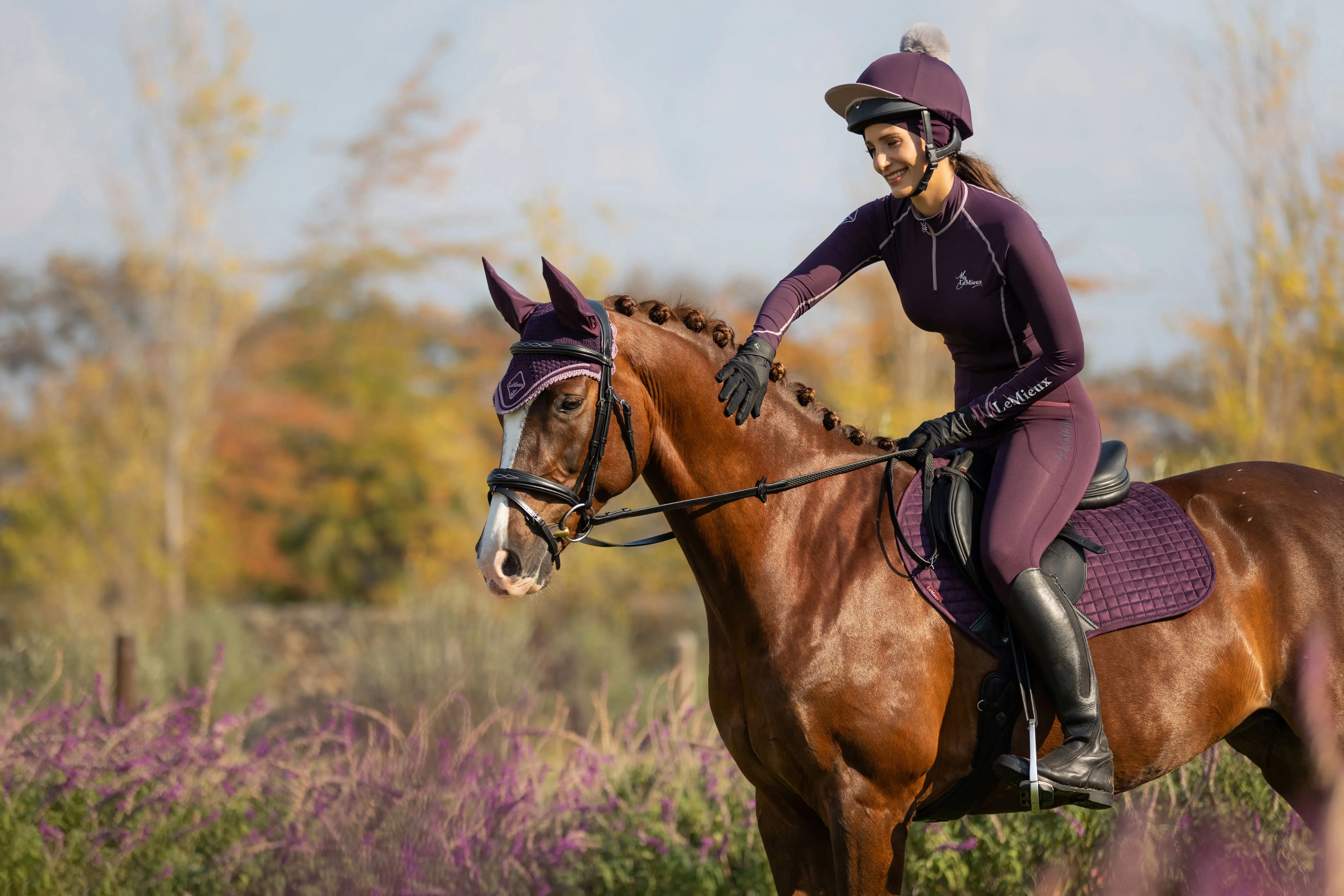 LeMieux ProSport Suede Close Contact Square Saddle Pad