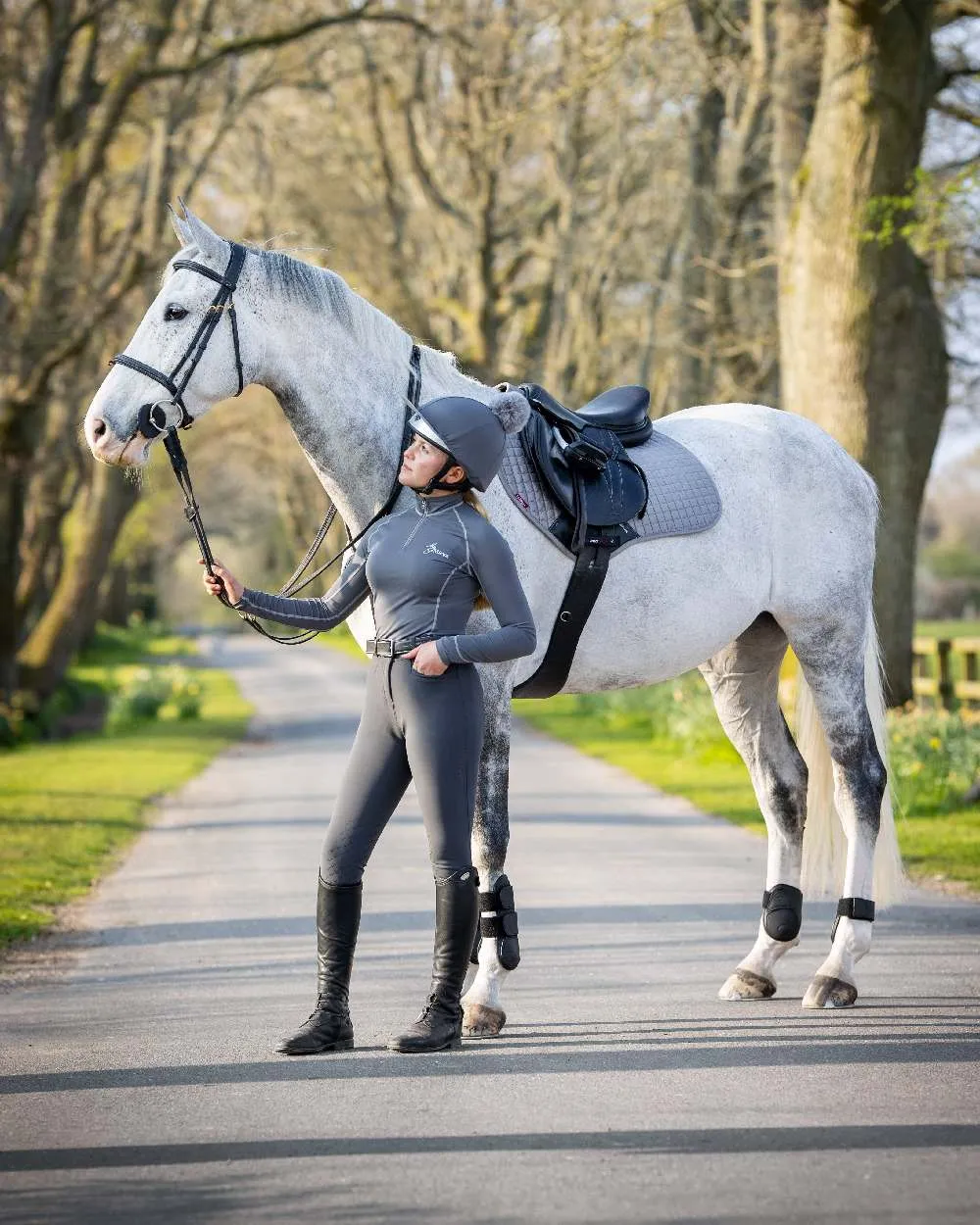 LeMieux Suede Close Contact Square Saddle Pad