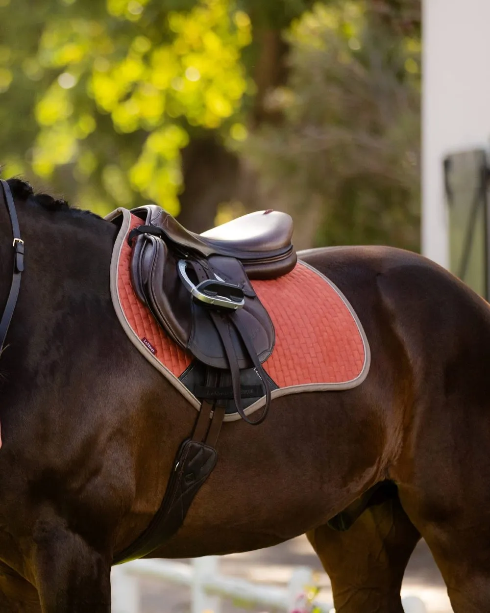 LeMieux Suede Close Contact Square Saddle Pad