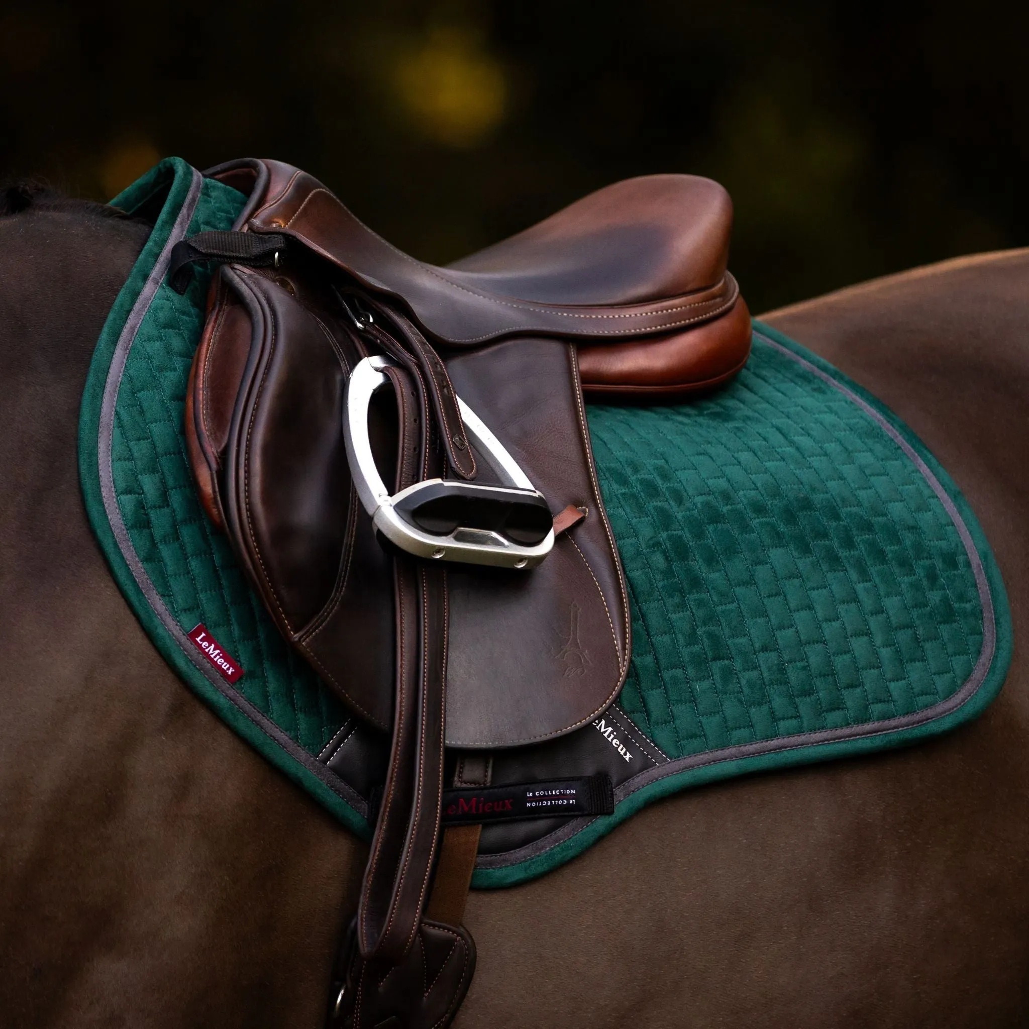 LeMieux Suede Square Close Contact Saddle Pad