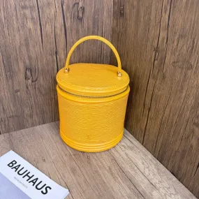 Louis Vuitton Yellow Water Ripple Fortune Bucket Bag 19cm