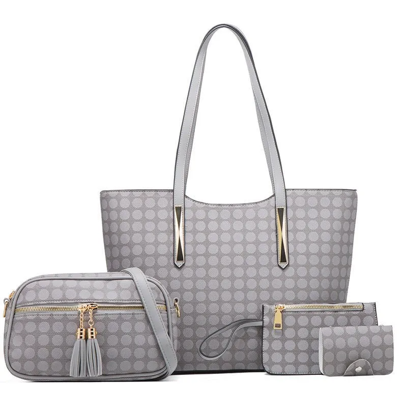 LovelyRLovely Polka Dot Four-piece Bag Set