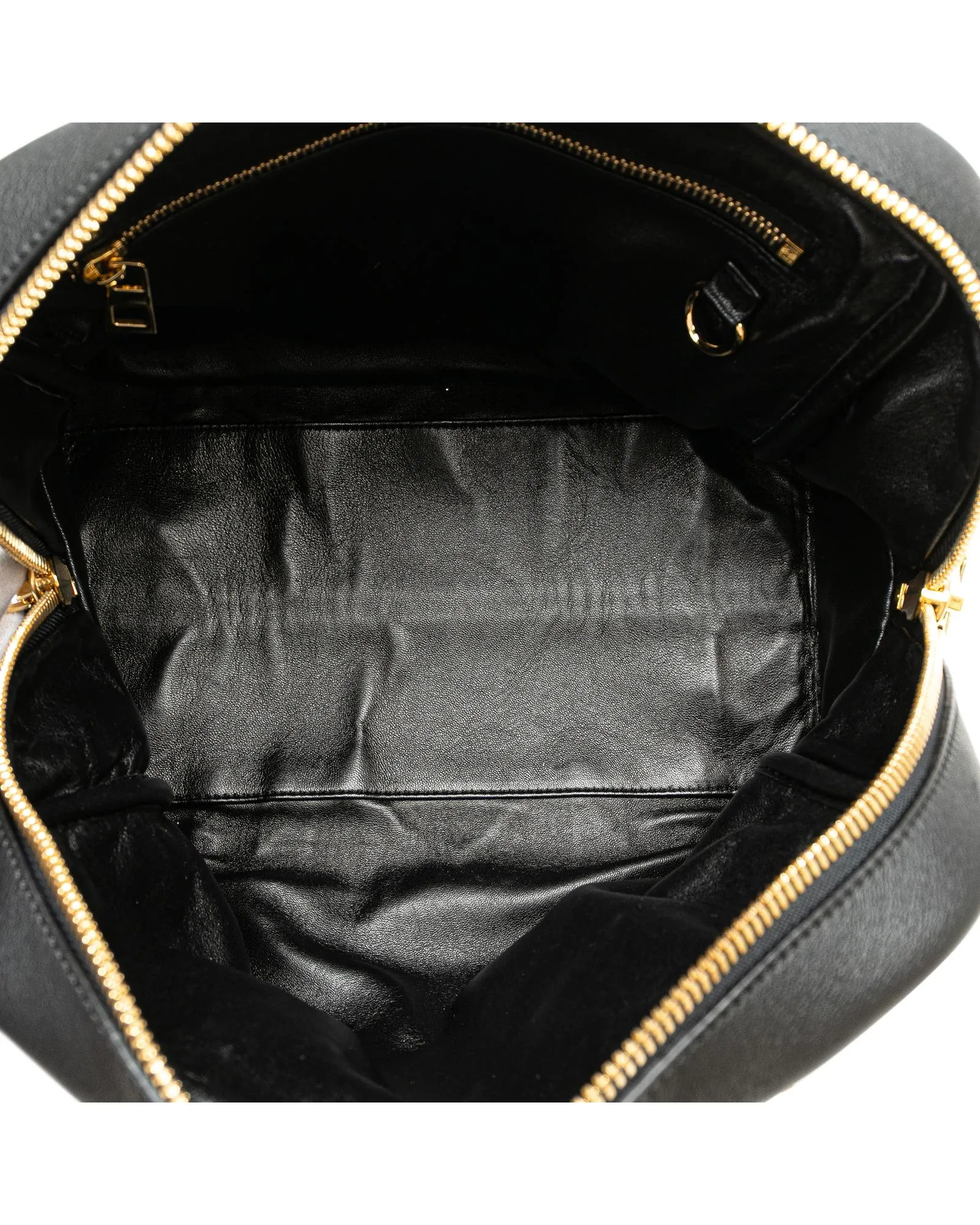 Medium Woven Leather Amazona 75 with Rolled Handles and Top Zip Closure