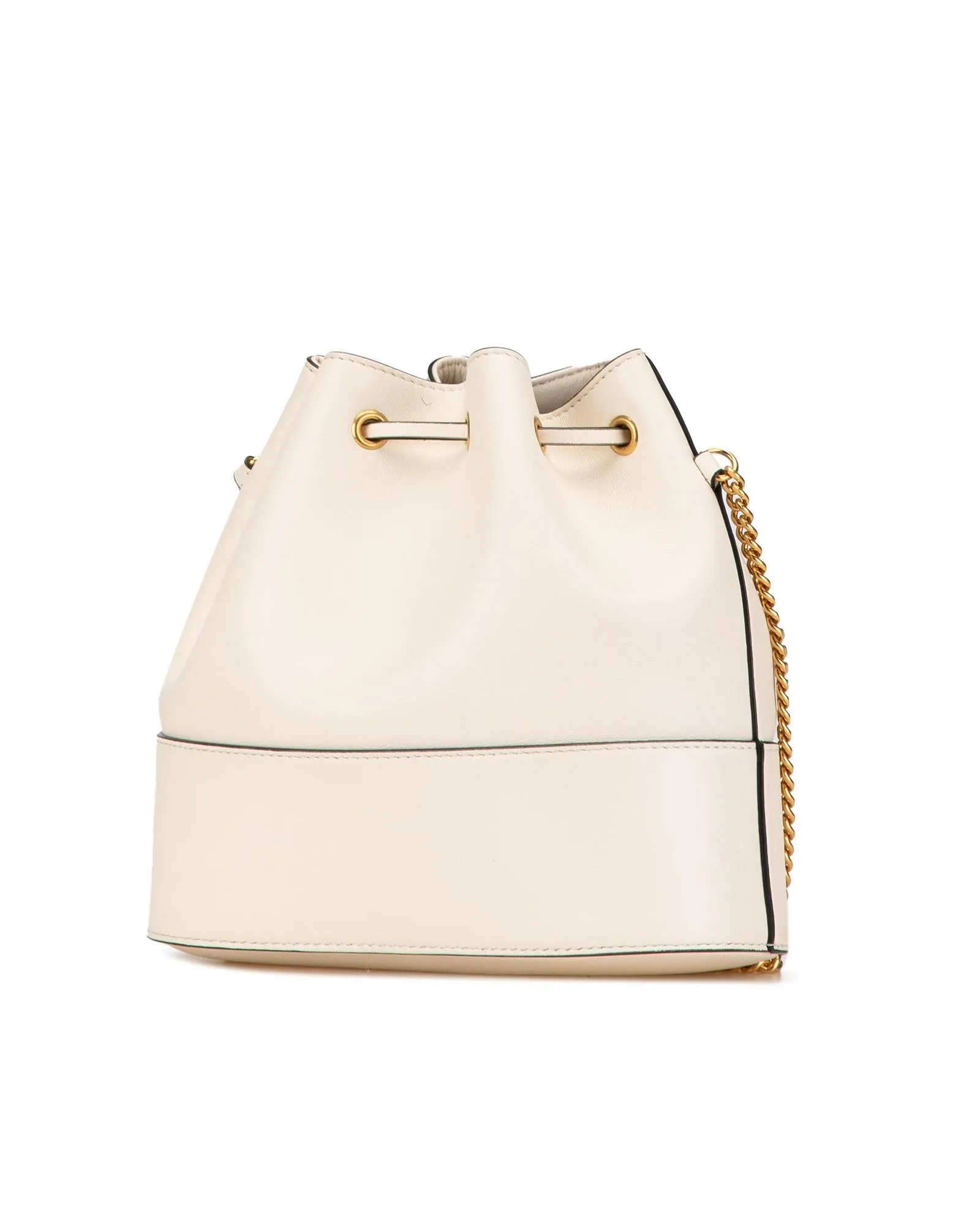 Mini Nappa Leather Chain Link Bucket Bag