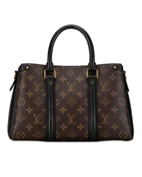 Monogram Canvas Soufflot BB with Leather Trim and Rolled Handles