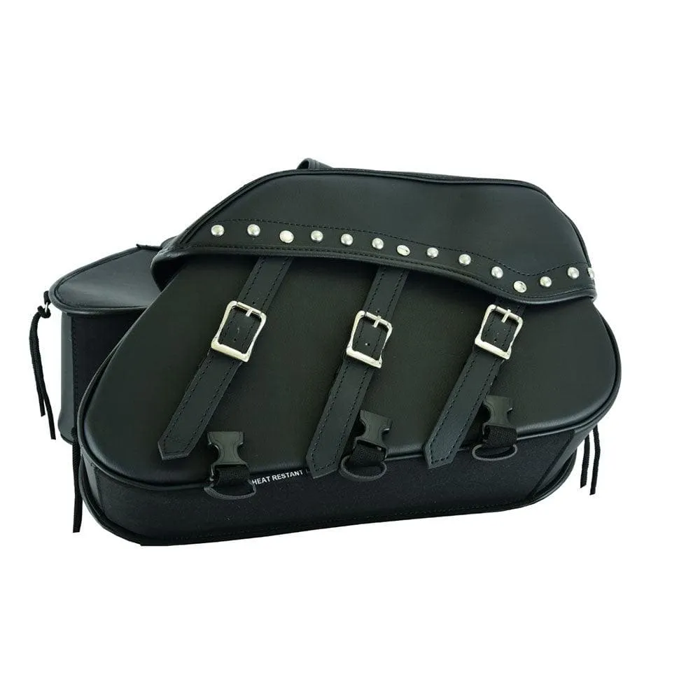 Motorbike Leather Traveling Pannier Saddle Bag