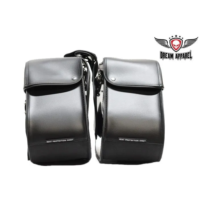 Motorcycle Saddlebag With No Studs & Universal Fitting