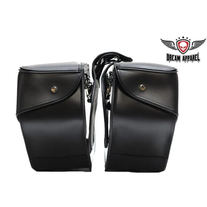 Motorcycle Saddlebag With No Studs & Universal Fitting