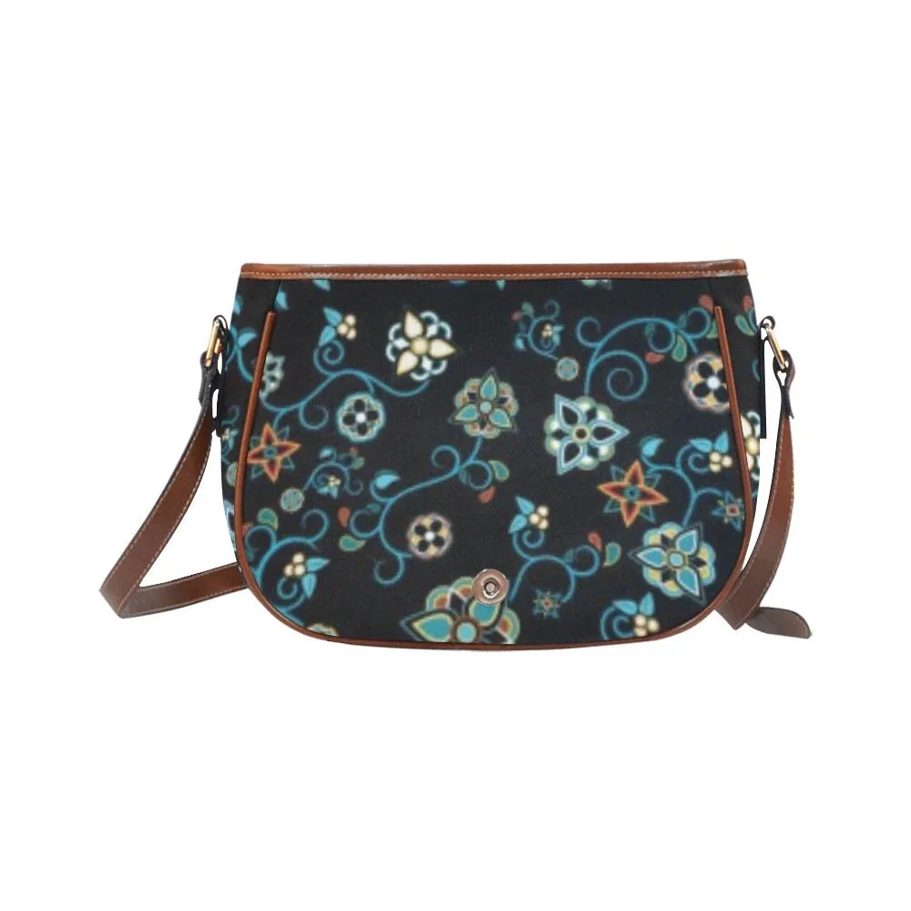 Ocean Bloom Saddle Bag/Small