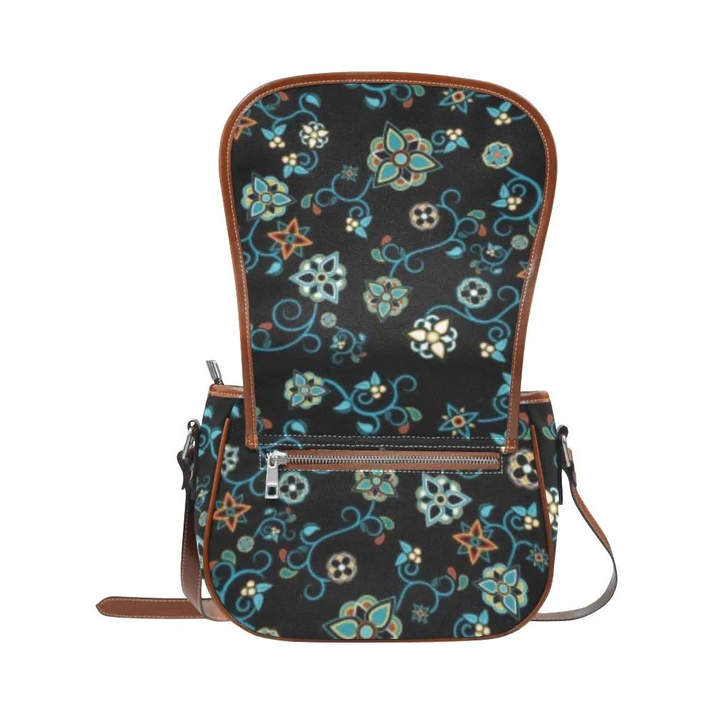 Ocean Bloom Saddle Bag/Small