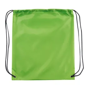 Oriole Polyester Drawstring Bag - Lime Green