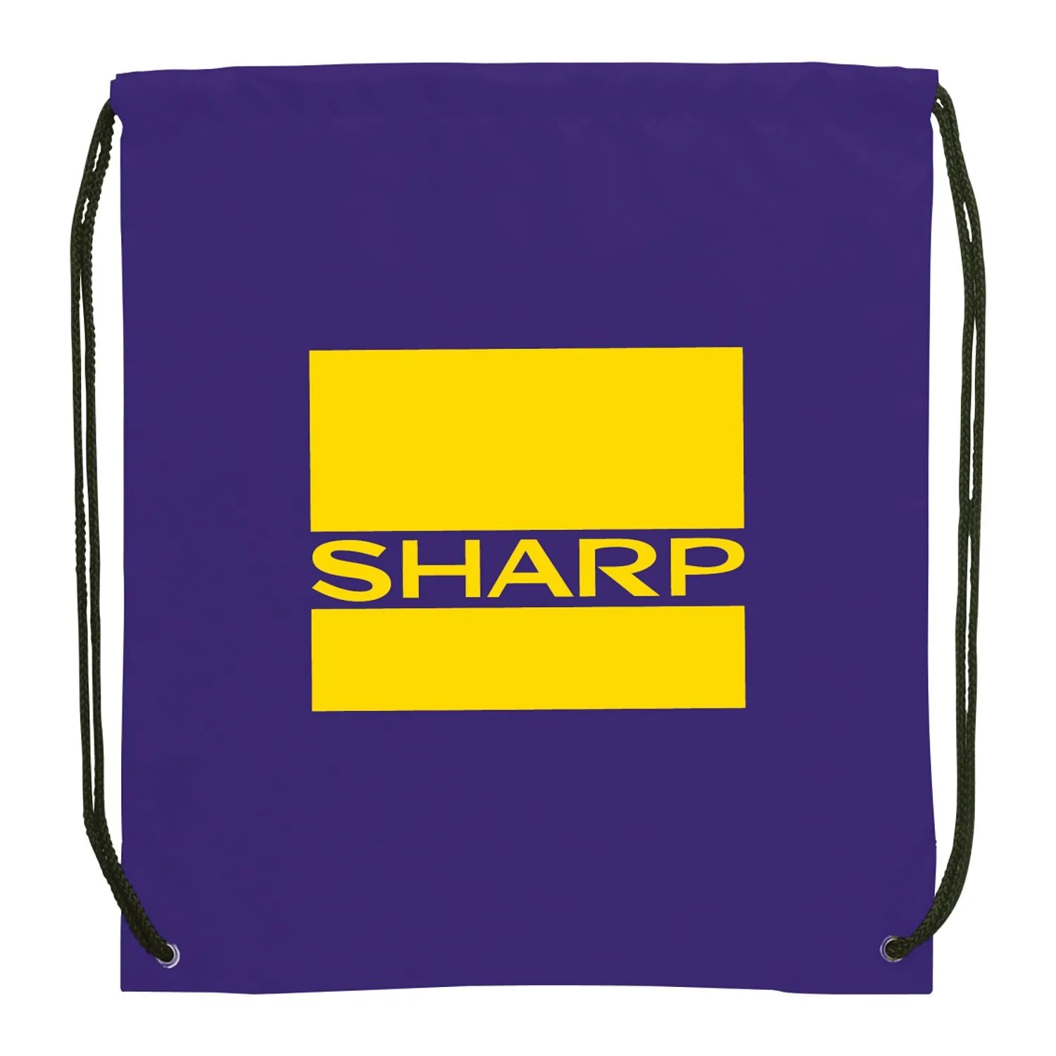 Oriole Polyester Drawstring Bag - Purple