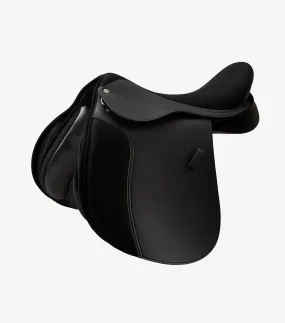 Premier Equine Synthetic Suede GP Saddle (Black)