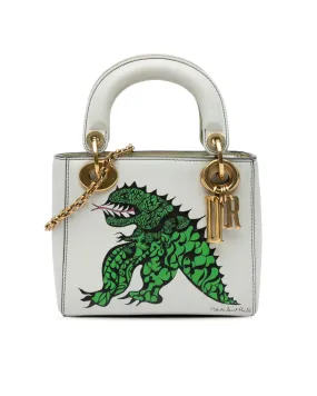 Printed Calfskin Dragon Lady Dior Satchel