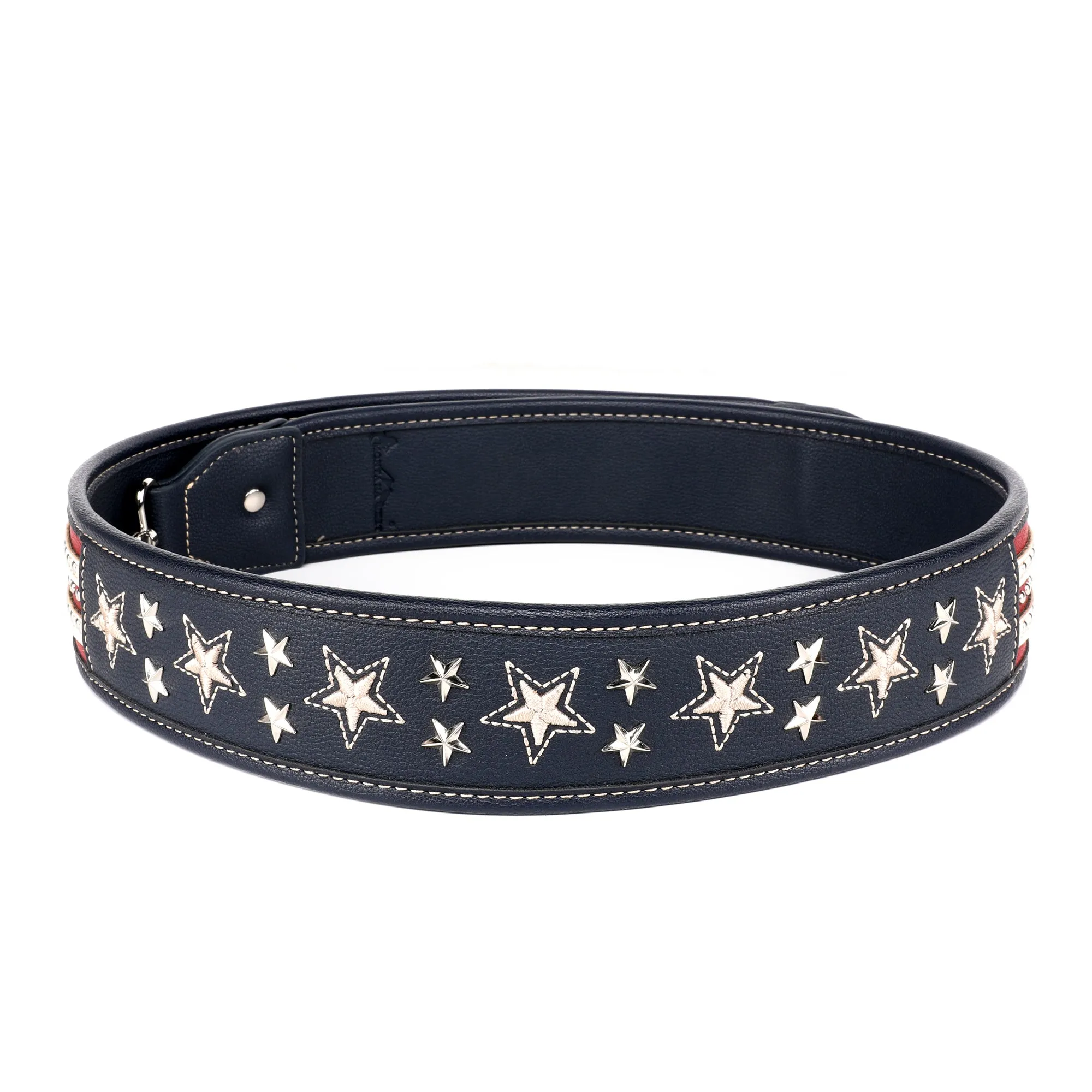 PST-1009  Montana West Western Guitar Style Stars & Stripe Crossbody Strap