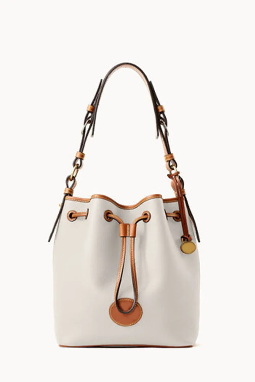 PU Drawstring Bucket Bag