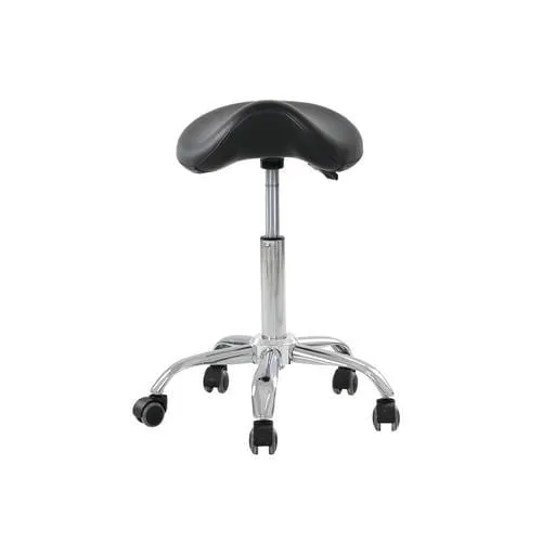 Saddle Beauty Salon Swivel Esthetician Stool