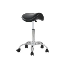 Saddle Beauty Salon Swivel Esthetician Stool