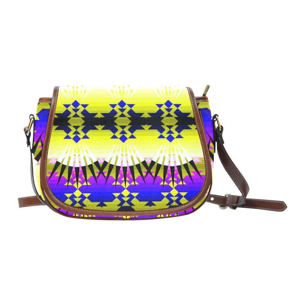 Southwest Ribbonwork Bustles Saddle Bag/Small