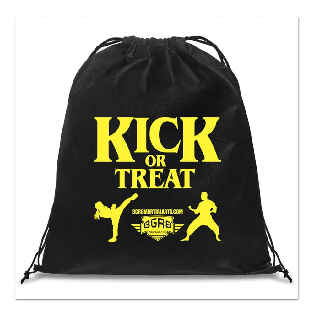 Stranger Halloween Drawstring Nylon Tote Bags