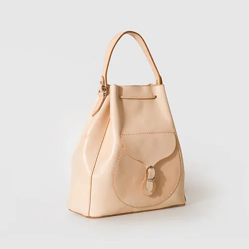 Top Grain Leather Bucket Bags Purses