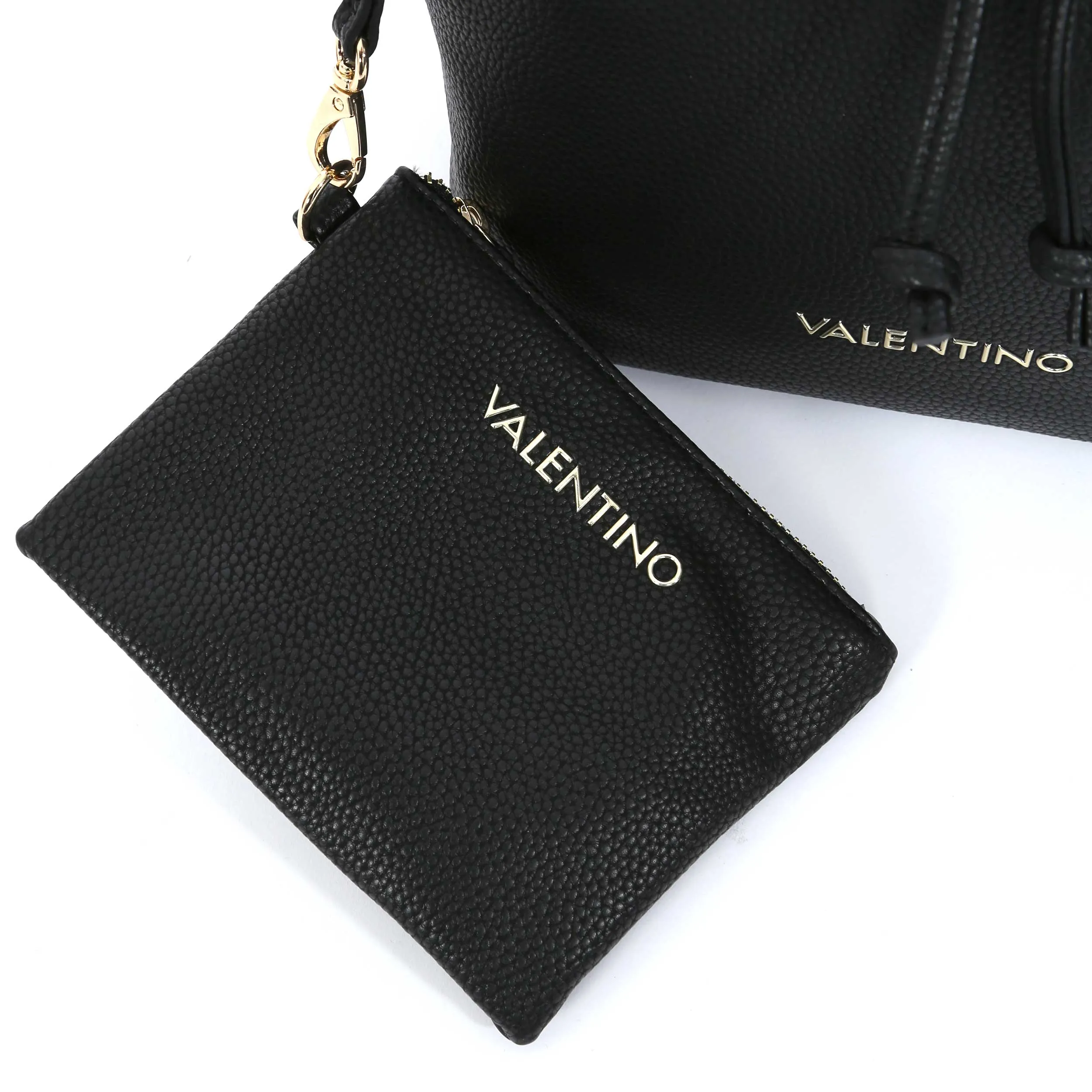 Valentino Bags Brixton Ladies Bucket Bag in Black