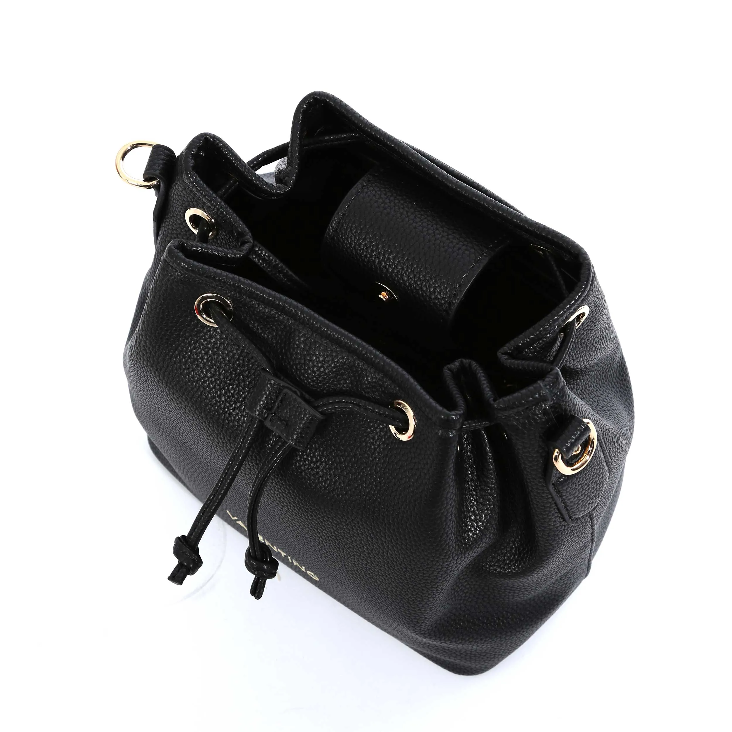 Valentino Bags Brixton Ladies Bucket Bag in Black