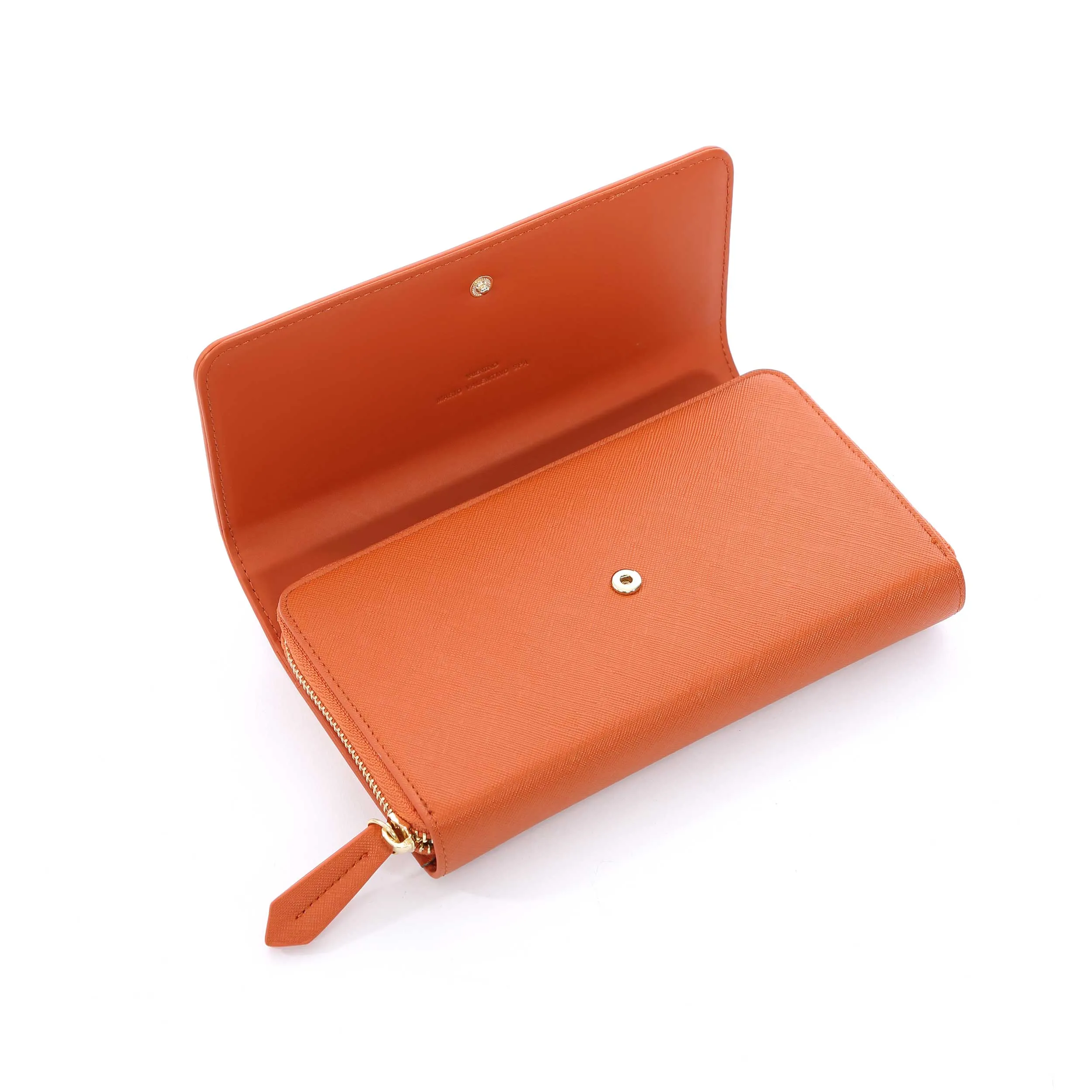 Valentino Bags Zero RE Ladies Cross Body Purse in Arancio Orange