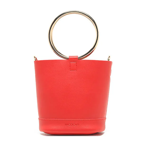 Women Cool PU Bucket Bags Crossbody